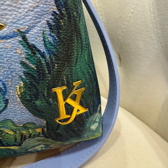 Louis Vuitton Montaigne Masters Collection Jeff Koons Van Gogh Handbag - Picture 8 of 11